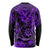 Hawaii Shaka Sign Long Sleeve Shirt Polynesian Pattern Purple Version LT01 - Polynesian Pride