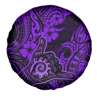 Hawaii Shaka Sign Spare Tire Cover Polynesian Pattern Purple Version LT01 Purple - Polynesian Pride