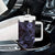 Hawaii Shaka Sign Tumbler With Handle Polynesian Pattern Purple Version