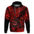 Hawaii Shaka Sign Hoodie Polynesian Pattern Red Version LT01 Pullover Hoodie Red - Polynesian Pride