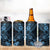 Hawaii Shaka Sign 4 in 1 Can Cooler Tumbler Polynesian Pattern Sky Blue Version