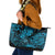 Hawaii Shaka Sign Leather Tote Bag Polynesian Pattern Sky Blue Version LT01 Blue - Polynesian Pride