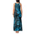 Hawaii Shaka Sign Tank Maxi Dress Polynesian Pattern Sky Blue Version LT01 - Polynesian Pride