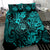 Hawaii Shaka Sign Bedding Set Polynesian Pattern Turquoise Version LT01 - Polynesian Pride