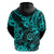 Hawaii Shaka Sign Hoodie Polynesian Pattern Turquoise Version LT01 - Polynesian Pride