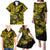 Hawaii Shaka Sign Family Matching Puletasi Dress and Hawaiian Shirt Polynesian Pattern Yellow Version LT01 - Polynesian Pride