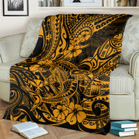 Hawaii Shark Blanket Polynesian Pattern Gold Version LT01 - Polynesian Pride