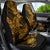 Hawaii Shark Car Seat Cover Polynesian Pattern Gold Version LT01 - Polynesian Pride