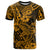 Hawaii Shark T Shirt Polynesian Pattern Gold Version LT01 Gold - Polynesian Pride