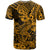 Hawaii Shark T Shirt Polynesian Pattern Gold Version LT01 - Polynesian Pride