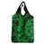 Hawaii Shark Grocery Bag Polynesian Pattern Green Version