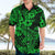 Hawaii Shark Hawaiian Shirt Polynesian Pattern Green Version LT01 - Polynesian Pride