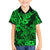 Hawaii Shark Hawaiian Shirt Polynesian Pattern Green Version LT01 - Polynesian Pride