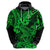 Hawaii Shark Hoodie Polynesian Pattern Green Version LT01 - Polynesian Pride