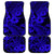 Hawaii Shark Car Mats Polynesian Pattern Navy Blue Version LT01 Blue - Polynesian Pride