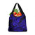 Hawaii Shark Grocery Bag Polynesian Pattern Navy Blue Version