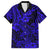 Hawaii Shark Hawaiian Shirt Polynesian Pattern Navy Blue Version LT01 Blue - Polynesian Pride