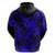 Hawaii Shark Hoodie Polynesian Pattern Navy Blue Version LT01 - Polynesian Pride