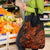 Hawaii Shark Grocery Bag Polynesian Pattern Orange Version