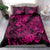 Hawaii Shark Bedding Set Polynesian Pattern Pink Version LT01 - Polynesian Pride