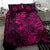 Hawaii Shark Bedding Set Polynesian Pattern Pink Version LT01 - Polynesian Pride