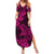 Hawaii Shark Summer Maxi Dress Polynesian Pattern Pink Version LT01 Women Pink - Polynesian Pride