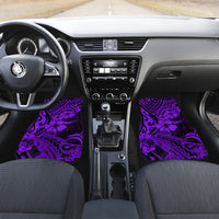 Hawaii Shark Car Mats Polynesian Pattern Purple Version LT01 - Polynesian Pride