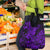 Hawaii Shark Grocery Bag Polynesian Pattern Purple Version