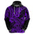 Hawaii Shark Hoodie Polynesian Pattern Purple Version LT01 - Polynesian Pride