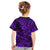 Hawaii Shark Kid T Shirt Polynesian Pattern Purple Version LT01 - Polynesian Pride