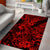 Hawaii Shark Area Rug Polynesian Pattern Red Version LT01 - Polynesian Pride