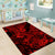 Hawaii Shark Area Rug Polynesian Pattern Red Version LT01 - Polynesian Pride