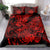 Hawaii Shark Bedding Set Polynesian Pattern Red Version LT01 - Polynesian Pride