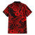 Hawaii Shark Hawaiian Shirt Polynesian Pattern Red Version LT01 - Polynesian Pride