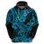 Hawaii Shark Hoodie Polynesian Pattern Sky Blue Version LT01 - Polynesian Pride