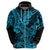 Hawaii Shark Hoodie Polynesian Pattern Sky Blue Version LT01 - Polynesian Pride