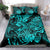 Hawaii Shark Bedding Set Polynesian Pattern Turquoise Version LT01 - Polynesian Pride