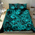 Hawaii Shark Bedding Set Polynesian Pattern Turquoise Version LT01 - Polynesian Pride