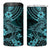 Hawaii Shark 4 in 1 Can Cooler Tumbler Polynesian Pattern Turquoise Version