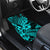 Hawaii Shark Car Mats Polynesian Pattern Turquoise Version LT01 - Polynesian Pride