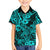 Hawaii Shark Hawaiian Shirt Polynesian Pattern Turquoise Version LT01 - Polynesian Pride