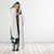 Hawaii Shark Hooded Blanket Polynesian Pattern Turquoise Version LT01 - Polynesian Pride
