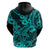 Hawaii Shark Hoodie Polynesian Pattern Turquoise Version LT01 - Polynesian Pride