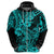 Hawaii Shark Hoodie Polynesian Pattern Turquoise Version LT01 - Polynesian Pride