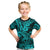 Hawaii Shark Kid T Shirt Polynesian Pattern Turquoise Version LT01 Turquoise - Polynesian Pride