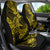 Hawaii Shark Car Seat Cover Polynesian Pattern Yellow Version LT01 - Polynesian Pride