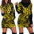 Hawaii Shark Hoodie Dress Polynesian Pattern Yellow Version LT01 - Polynesian Pride