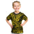 Hawaii Shark Kid T Shirt Polynesian Pattern Yellow Version LT01 Yellow - Polynesian Pride
