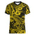 Hawaii Shark Women V Neck T Shirt Polynesian Pattern Yellow Version LT01 Female Yellow - Polynesian Pride