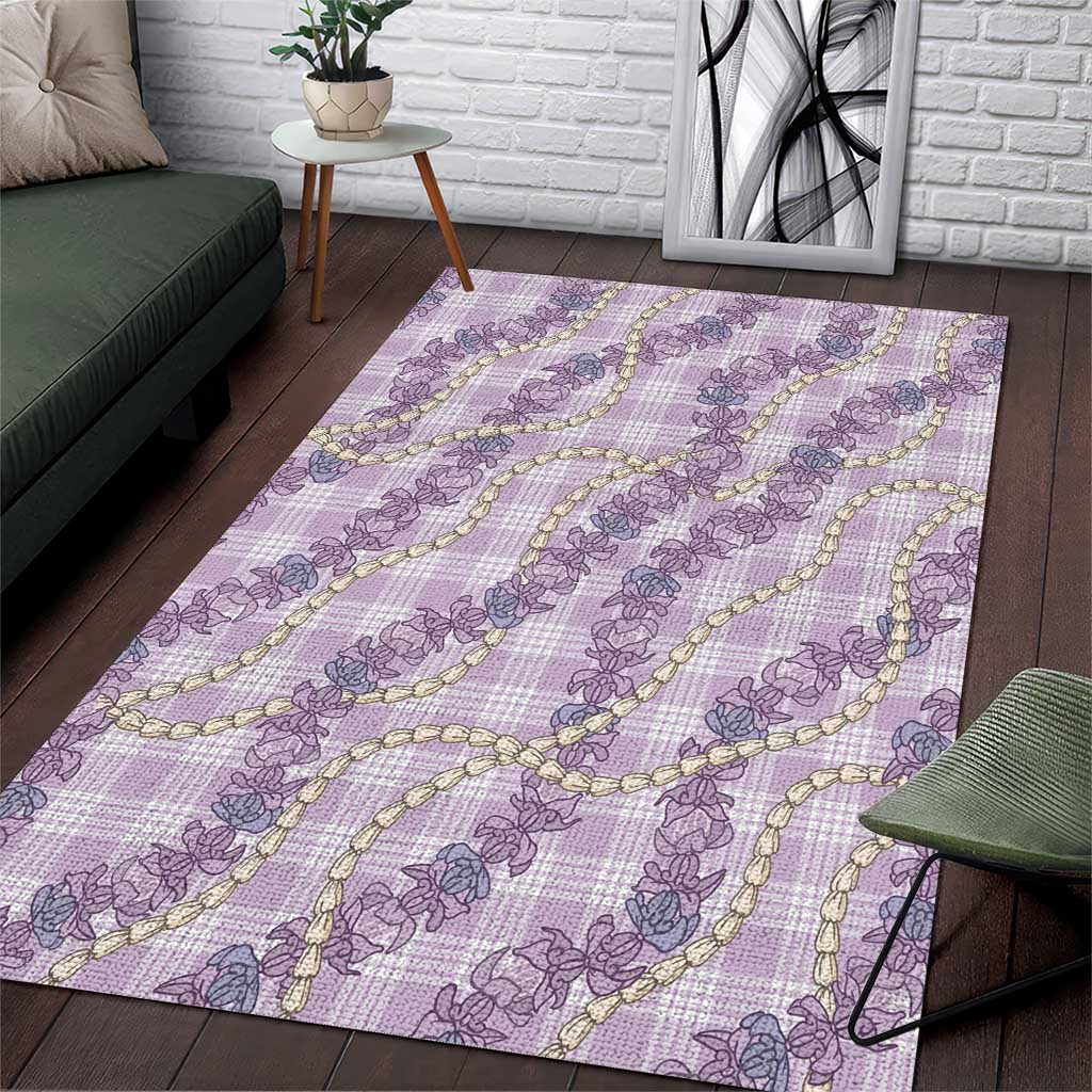Pua Kalaunu Lei Area Rug Palaka Pattern